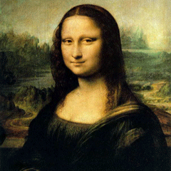 reproductie Mona lisa van Leonardo Da Vinci